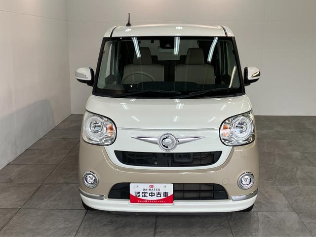ムーヴキャンバスＧメイクアップＳＡ２　８型ナビ　パノラマカメラ　車検整備付衝突被害軽減ブレーキ　８インチフルセグナビ　パノラマカメラ　ＥＴＣ　ＤＶＤ　Ｂｌｕｅｔｏｏｔｈ　ＵＳＢ　両側電動スライドドア　ＬＥＤ　オートライト　オートエアコン　スマートキー　エコアイドル（滋賀県）の中古車
