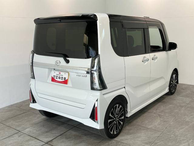 タントカスタムＲＳ　１０型フルセグナビ　パノラマカメラ　ドラレコ衝突被害軽減ブレーキ　コーナーセンサー　１０型フルセグナビ　Ｂｌｕｅｔｏｏｔｈ　ＤＶＤ　ＣＤ録音　ＵＳＢ　パノラマカメラ　前後ドラレコ　両側電動スライドドア　前席シートヒーター　ＬＥＤ　スマートキー（滋賀県）の中古車