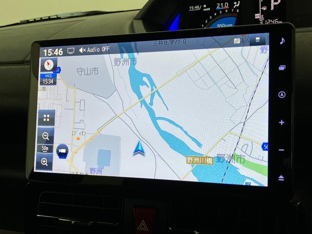 タントカスタムＲＳ　１０型フルセグナビ　パノラマカメラ　ドラレコ衝突被害軽減ブレーキ　コーナーセンサー　１０型フルセグナビ　Ｂｌｕｅｔｏｏｔｈ　ＤＶＤ　ＣＤ録音　ＵＳＢ　パノラマカメラ　前後ドラレコ　両側電動スライドドア　前席シートヒーター　ＬＥＤ　スマートキー（滋賀県）の中古車