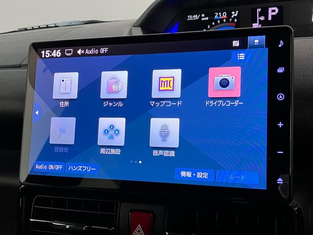 タントカスタムＲＳ　１０型フルセグナビ　パノラマカメラ　ドラレコ衝突被害軽減ブレーキ　コーナーセンサー　１０型フルセグナビ　Ｂｌｕｅｔｏｏｔｈ　ＤＶＤ　ＣＤ録音　ＵＳＢ　パノラマカメラ　前後ドラレコ　両側電動スライドドア　前席シートヒーター　ＬＥＤ　スマートキー（滋賀県）の中古車