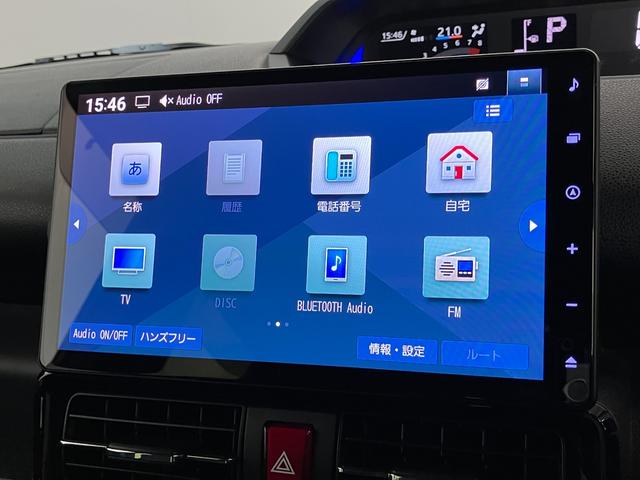 タントカスタムＲＳ　１０型フルセグナビ　パノラマカメラ　ドラレコ衝突被害軽減ブレーキ　コーナーセンサー　１０型フルセグナビ　Ｂｌｕｅｔｏｏｔｈ　ＤＶＤ　ＣＤ録音　ＵＳＢ　パノラマカメラ　前後ドラレコ　両側電動スライドドア　前席シートヒーター　ＬＥＤ　スマートキー（滋賀県）の中古車