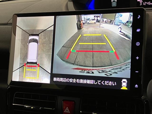 タントカスタムＲＳ　１０型フルセグナビ　パノラマカメラ　ドラレコ衝突被害軽減ブレーキ　コーナーセンサー　１０型フルセグナビ　Ｂｌｕｅｔｏｏｔｈ　ＤＶＤ　ＣＤ録音　ＵＳＢ　パノラマカメラ　前後ドラレコ　両側電動スライドドア　前席シートヒーター　ＬＥＤ　スマートキー（滋賀県）の中古車