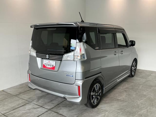 ソリオバンディットハイブリッドＭＶ　８型ナビ　パノラマカメラ　車検整備付衝突被害軽減ブレーキ　バックソナー　８型フルセグナビ　パノラマカメラ　ドラレコ　ＥＴＣ　ＤＶＤ再生　Ｂｌｕｅｔｏｏｔｈ　ＵＳＢ　クルーズコントロール　シートヒーター　パドルシフト　両側電動スライドドア（滋賀県）の中古車