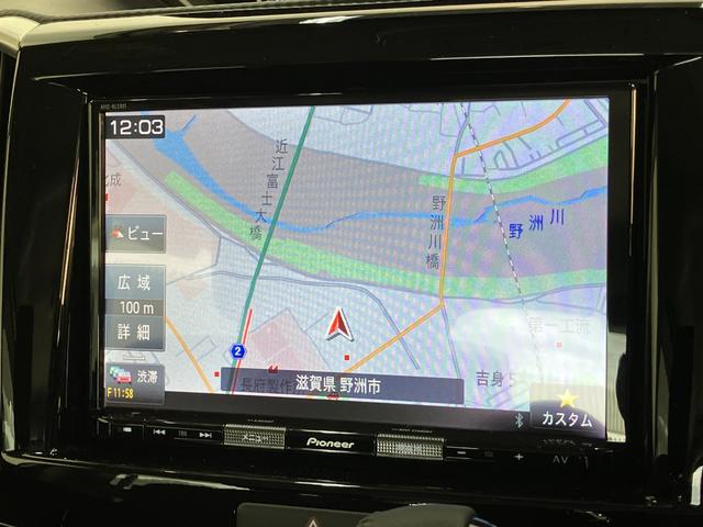 ソリオバンディットハイブリッドＭＶ　８型ナビ　パノラマカメラ　車検整備付衝突被害軽減ブレーキ　バックソナー　８型フルセグナビ　パノラマカメラ　ドラレコ　ＥＴＣ　ＤＶＤ再生　Ｂｌｕｅｔｏｏｔｈ　ＵＳＢ　クルーズコントロール　シートヒーター　パドルシフト　両側電動スライドドア（滋賀県）の中古車