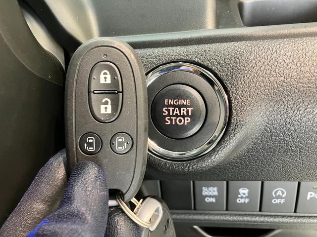 ソリオバンディットハイブリッドＭＶ　８型ナビ　パノラマカメラ　車検整備付衝突被害軽減ブレーキ　バックソナー　８型フルセグナビ　パノラマカメラ　ドラレコ　ＥＴＣ　ＤＶＤ再生　Ｂｌｕｅｔｏｏｔｈ　ＵＳＢ　クルーズコントロール　シートヒーター　パドルシフト　両側電動スライドドア（滋賀県）の中古車