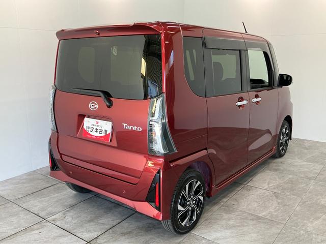 タントカスタムＸ　９型ディスプレイオーディオ　前後ドラレコ衝突被害軽減ブレーキ　コーナーセンサー　９型ディスプレイオーディオ　フルセグ　Ｂｌｕｅｔｏｏｔｈ　ＵＳＢ　バックカメラ　前後ドラレコ　両側電動スライドドア　前席シートヒーター　ＬＥＤ　スマートキー（滋賀県）の中古車