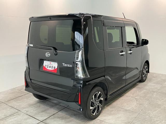 タントカスタムＸ　１０型フルセグナビ　パノラマカメラ　車検整備付衝突被害軽減ブレーキ　コーナーセンサー　１０型フルセグナビ　Ｂｌｕｅｔｏｏｔｈ　ＤＶＤ　ＵＳＢ　パノラマカメラ　前後ドラレコ　両側パワスラ　前席シートヒーター　ＬＥＤ　スマートキー　エコアイドル（滋賀県）の中古車