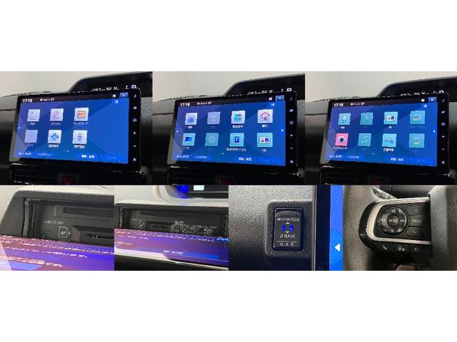 タントカスタムＸ　１０型フルセグナビ　パノラマカメラ　車検整備付衝突被害軽減ブレーキ　コーナーセンサー　１０型フルセグナビ　Ｂｌｕｅｔｏｏｔｈ　ＤＶＤ　ＵＳＢ　パノラマカメラ　前後ドラレコ　両側パワスラ　前席シートヒーター　ＬＥＤ　スマートキー　エコアイドル（滋賀県）の中古車