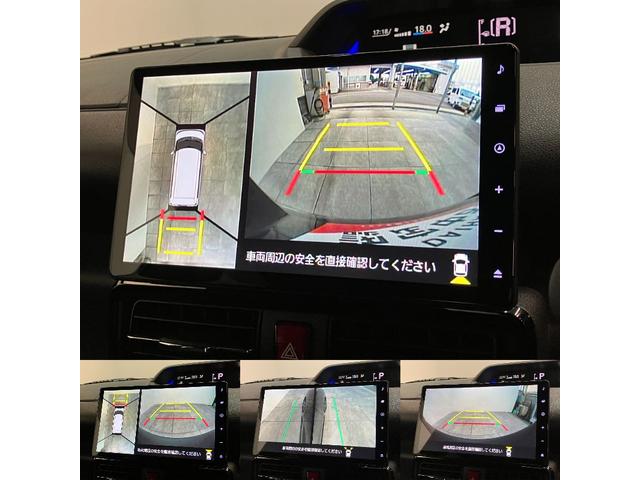 タントカスタムＸ　１０型フルセグナビ　パノラマカメラ　車検整備付衝突被害軽減ブレーキ　コーナーセンサー　１０型フルセグナビ　Ｂｌｕｅｔｏｏｔｈ　ＤＶＤ　ＵＳＢ　パノラマカメラ　前後ドラレコ　両側パワスラ　前席シートヒーター　ＬＥＤ　スマートキー　エコアイドル（滋賀県）の中古車