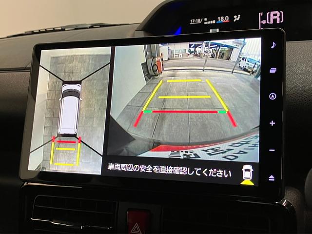 タントカスタムＸ　１０型フルセグナビ　パノラマカメラ　車検整備付衝突被害軽減ブレーキ　コーナーセンサー　１０型フルセグナビ　Ｂｌｕｅｔｏｏｔｈ　ＤＶＤ　ＵＳＢ　パノラマカメラ　前後ドラレコ　両側パワスラ　前席シートヒーター　ＬＥＤ　スマートキー　エコアイドル（滋賀県）の中古車