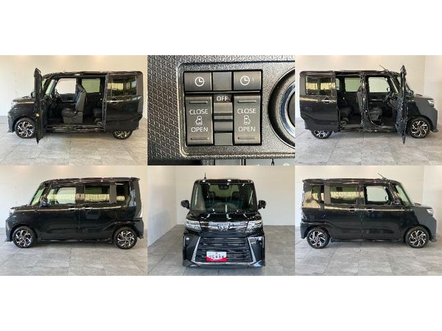 タントカスタムＸ　フルセグナビ　パノラマ　ドラレコ　車検整備付衝突被害軽減ブレーキ　コーナーセンサー　フルセグナビ　Ｂｌｕｅｔｏｏｔｈ　ＤＶＤ再生　ＵＳＢ　パノラマカメラ　前後ドラレコ　両側電動スライドドア　前席シートヒーター　ＬＥＤ　スマートキー　エコアイドル（滋賀県）の中古車