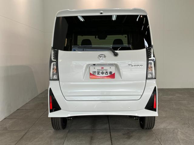 タントカスタムＲＳ　１０型ナビ　前後ドラレコ　届出済未使用車衝突被害軽減ブレーキ　コーナーセンサー　ターボ　１０型フルセグナビ　Ｂｌｕｅｔｏｏｔｈ　ＤＶＤ再生　ＵＳＢ　バックカメラ　前後ドラレコ　両側電動スライドドア　前席シートヒーター　ＬＥＤ　スマートキー（滋賀県）の中古車