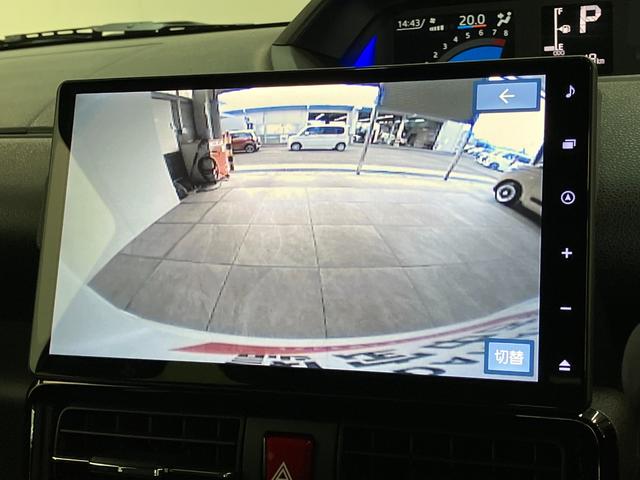 タントカスタムＲＳ　１０型ナビ　前後ドラレコ　届出済未使用車衝突被害軽減ブレーキ　コーナーセンサー　ターボ　１０型フルセグナビ　Ｂｌｕｅｔｏｏｔｈ　ＤＶＤ再生　ＵＳＢ　バックカメラ　前後ドラレコ　両側電動スライドドア　前席シートヒーター　ＬＥＤ　スマートキー（滋賀県）の中古車