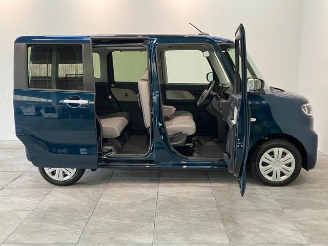 タントＸ　左側電動スライドドア　コーナーセンサー　届出済未使用車衝突被害軽減ブレーキ　コーナーセンサー　バックカメラ（ナビ装着時用）　左側電動スライドドア　前席シートヒーター　電動パーキングブレーキ　ＬＥＤ　オートライト　オートエアコン　スマートキー　エコアイドル（滋賀県）の中古車