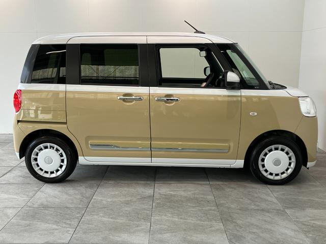 ムーヴキャンバスストライプスG 両側電動スライドドア LED CDステレオ衝突被害軽減ブレーキ コーナーセンサー CDステレオ バックカメラ(ナビ装着時用) 両側電動スライドドア 前席シートヒーター LEDヘッド オートライト オートエアコン スマートキー エコアイドル(滋賀県)の中古車