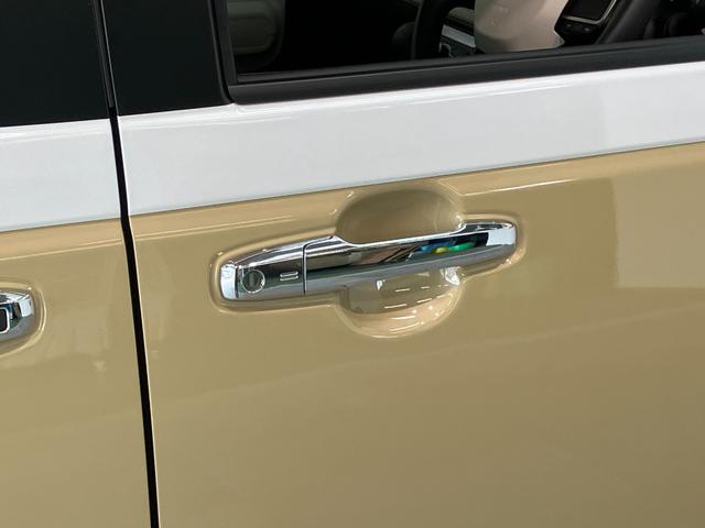 ムーヴキャンバスストライプスG 両側電動スライドドア LED CDステレオ衝突被害軽減ブレーキ コーナーセンサー CDステレオ バックカメラ(ナビ装着時用) 両側電動スライドドア 前席シートヒーター LEDヘッド オートライト オートエアコン スマートキー エコアイドル(滋賀県)の中古車