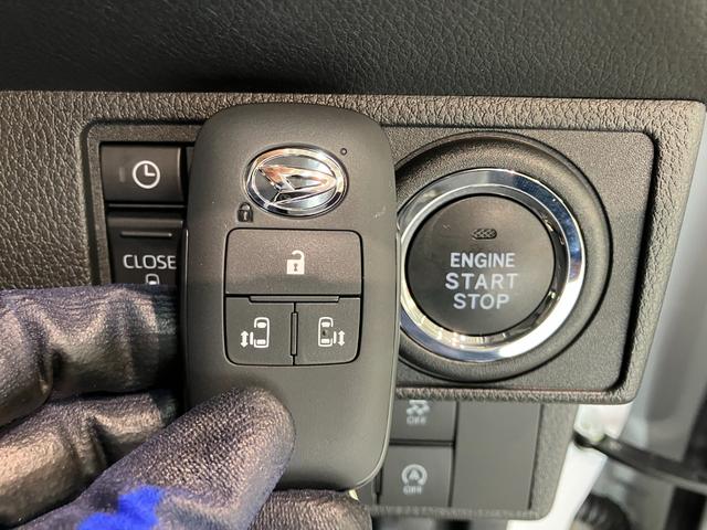 ムーヴキャンバスストライプスG 両側電動スライドドア LED CDステレオ衝突被害軽減ブレーキ コーナーセンサー CDステレオ バックカメラ(ナビ装着時用) 両側電動スライドドア 前席シートヒーター LEDヘッド オートライト オートエアコン スマートキー エコアイドル(滋賀県)の中古車