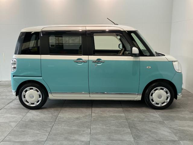 ムーヴキャンバスＧメイクアップ　ＳＡII　フルセグナビ　Ｂカメラ　車検整備付衝突被害軽減ブレーキ　フルセグナビ　Ｂｌｕｅｔｏｏｔｈ　ＵＳＢ　ＤＶＤ　バックカメラ　ＥＴＣ　両側電動スライドドア　ＬＥＤヘッドライト　オートライト　オートエアコン　スマートキー　エコアイドル（滋賀県）の中古車