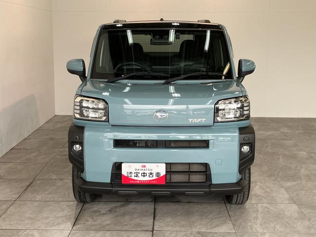 タフトＧ　９型ディスプレイオーディオ　フルセグ　ＬＥＤ　車検整備付衝突被害軽減ブレーキ　コーナーセンサー　９型ディスプレイオーディオ　Ｂｌｕｅｔｏｏｔｈ　ＵＳＢ　フルセグ　バックカメラ　ＴＶコントロールキット　前席シートヒーター　前後ドラレコ　オートライト（滋賀県）の中古車