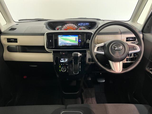 ムーヴキャンバスＧブラックインテリアＶＳ　ＳＡ３　フルセグナビ　　Ｐカメラ衝突被害軽減ブレーキ　フルセグナビ　Ｂｌｕｅｔｏｏｔｈ　ＵＳＢ　ＤＶＤ　パノラマカメラ　前後ドラレコ　両側電動スライドドア　運転席シートヒーター　ＬＥＤ　オートライト　スマートキー　エコアイドル（滋賀県）の中古車