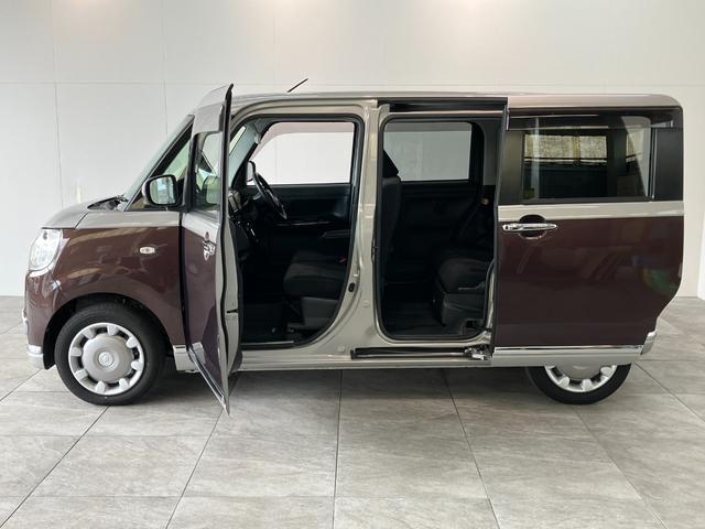 ムーヴキャンバスＧブラックインテリアＶＳ　ＳＡ３　フルセグナビ　　Ｐカメラ衝突被害軽減ブレーキ　フルセグナビ　Ｂｌｕｅｔｏｏｔｈ　ＵＳＢ　ＤＶＤ　パノラマカメラ　前後ドラレコ　両側電動スライドドア　運転席シートヒーター　ＬＥＤ　オートライト　スマートキー　エコアイドル（滋賀県）の中古車