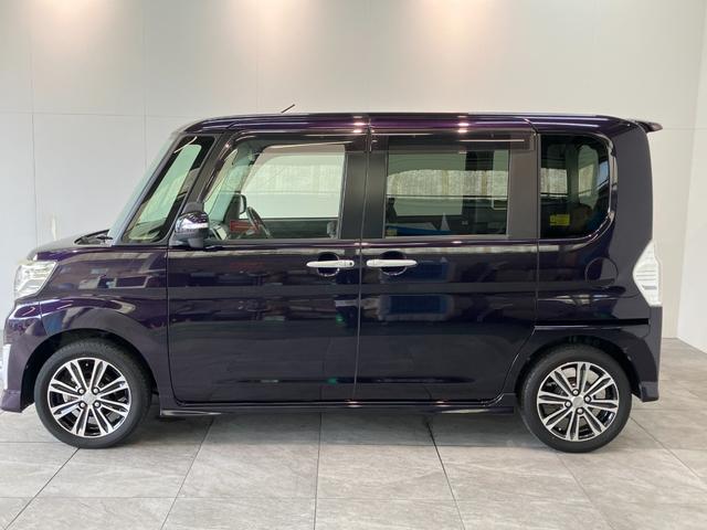 タントカスタムＲＳ　ＳＡ　ターボ　８型フルセグナビ　バックカメラ衝突被害軽減ブレーキ　スマアシ１　ターボ　８インチフルセグナビ　Ｂｌｕｅｔｏｏｔｈ　ＤＶＤ再生　ＵＳＢ　バックカメラ　ＥＴＣ　両側電動スライドドア　ＬＥＤ　オートエアコン　スマートキ−　エコアイドル（滋賀県）の中古車