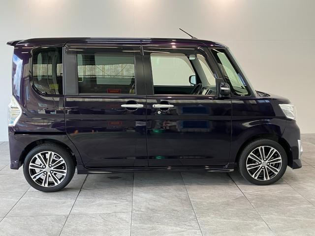 タントカスタムＲＳ　ＳＡ　ターボ　８型フルセグナビ　バックカメラ衝突被害軽減ブレーキ　スマアシ１　ターボ　８インチフルセグナビ　Ｂｌｕｅｔｏｏｔｈ　ＤＶＤ再生　ＵＳＢ　バックカメラ　ＥＴＣ　両側電動スライドドア　ＬＥＤ　オートエアコン　スマートキ−　エコアイドル（滋賀県）の中古車