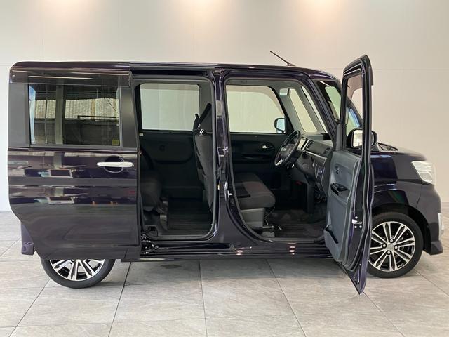 タントカスタムＲＳ　ＳＡ　ターボ　８型フルセグナビ　バックカメラ衝突被害軽減ブレーキ　スマアシ１　ターボ　８インチフルセグナビ　Ｂｌｕｅｔｏｏｔｈ　ＤＶＤ再生　ＵＳＢ　バックカメラ　ＥＴＣ　両側電動スライドドア　ＬＥＤ　オートエアコン　スマートキ−　エコアイドル（滋賀県）の中古車