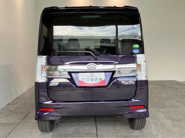 タントカスタムＲＳ　ＳＡ　ターボ　８型フルセグナビ　バックカメラ衝突被害軽減ブレーキ　スマアシ１　ターボ　８インチフルセグナビ　Ｂｌｕｅｔｏｏｔｈ　ＤＶＤ再生　ＵＳＢ　バックカメラ　ＥＴＣ　両側電動スライドドア　ＬＥＤ　オートエアコン　スマートキ−　エコアイドル（滋賀県）の中古車