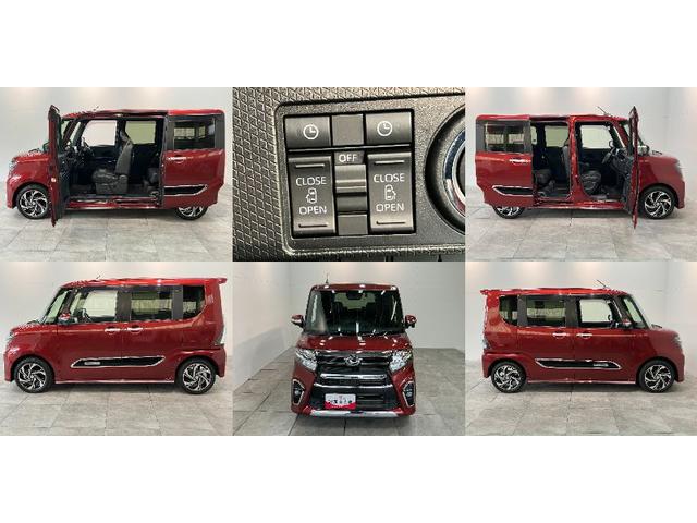 タントカスタムＲＳスタイルセレクション　９型ナビ　パノラマカメラ衝突被害軽減ブレーキ　コーナーセンサー　９型フルセグナビ　Ｂｌｕｅｔｏｏｔｈ　ＤＶＤ　ＵＳＢ　パノラマカメラ　駐車支援システム　前後ドラレコ　ＥＴＣ　レーダークルコン　両側パワスラ　前席シートヒーター（滋賀県）の中古車