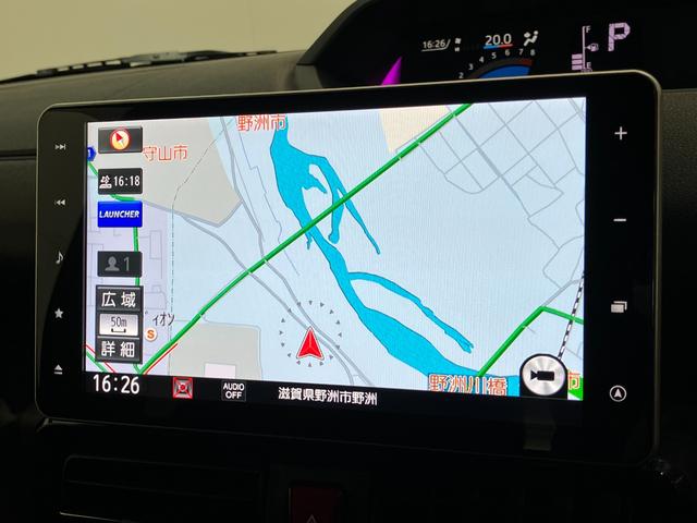 タントカスタムＲＳスタイルセレクション　９型ナビ　パノラマカメラ衝突被害軽減ブレーキ　コーナーセンサー　９型フルセグナビ　Ｂｌｕｅｔｏｏｔｈ　ＤＶＤ　ＵＳＢ　パノラマカメラ　駐車支援システム　前後ドラレコ　ＥＴＣ　レーダークルコン　両側パワスラ　前席シートヒーター（滋賀県）の中古車