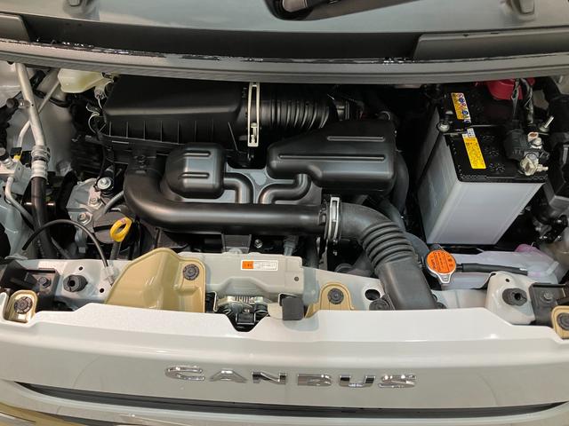 ムーヴキャンバスストライプスＧ　両側電動スライドドア　ＬＥＤ　届出済未使用車衝突被害軽減ブレーキ　コーナーセンサー　バックカメラ（ナビ装着時用）　両側電動スライドドア　前席シートヒーター　電動パーキングブレーキ　ＬＥＤ　オートライト　オートエアコン　スマートキー　エコアイドル（滋賀県）の中古車