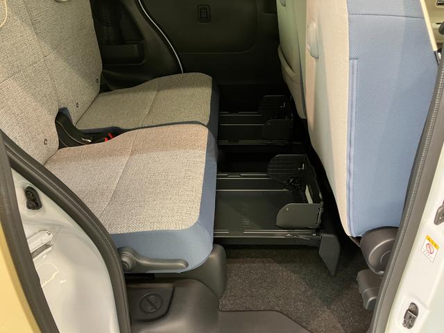 ムーヴキャンバスストライプスＧ　両側電動スライドドア　ＬＥＤ　届出済未使用車衝突被害軽減ブレーキ　コーナーセンサー　バックカメラ（ナビ装着時用）　両側電動スライドドア　前席シートヒーター　電動パーキングブレーキ　ＬＥＤ　オートライト　オートエアコン　スマートキー　エコアイドル（滋賀県）の中古車