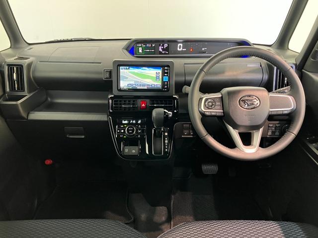 タントカスタムＲＳ　フルセグナビ　バックカメラ　ＬＥＤ衝突被害軽減ブレーキ　コーナーセンサー　ターボ　フルセグナビ　Ｂｌｕｅｔｏｏｔｈ　ＤＶＤ再生　ＵＳＢ　バックカメラ　両側電動スライドドア　前席シートヒーター　ＬＥＤ　スマートキー　エコアイドル（滋賀県）の中古車