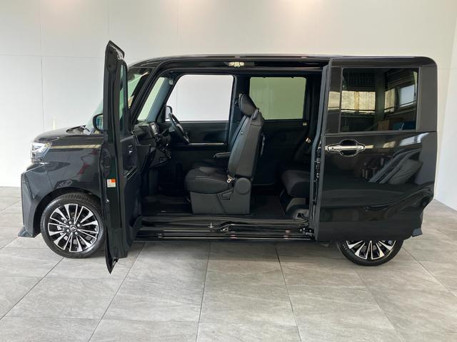 タントカスタムＲＳ　フルセグナビ　バックカメラ　ＬＥＤ衝突被害軽減ブレーキ　コーナーセンサー　ターボ　フルセグナビ　Ｂｌｕｅｔｏｏｔｈ　ＤＶＤ再生　ＵＳＢ　バックカメラ　両側電動スライドドア　前席シートヒーター　ＬＥＤ　スマートキー　エコアイドル（滋賀県）の中古車