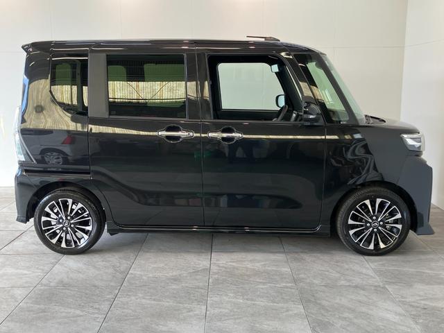 タントカスタムＲＳ　フルセグナビ　バックカメラ　ＬＥＤ衝突被害軽減ブレーキ　コーナーセンサー　ターボ　フルセグナビ　Ｂｌｕｅｔｏｏｔｈ　ＤＶＤ再生　ＵＳＢ　バックカメラ　両側電動スライドドア　前席シートヒーター　ＬＥＤ　スマートキー　エコアイドル（滋賀県）の中古車