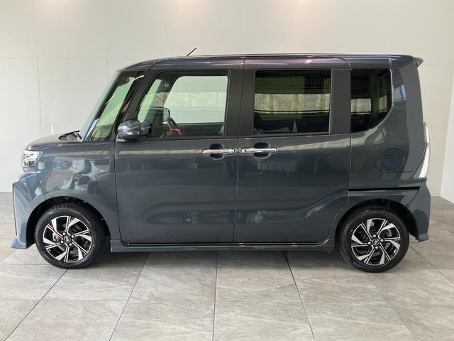 タントカスタムX 両側電動スライドドア LED 届出済未使用車衝突被害軽減ブレーキ コーナーセンサー バックカメラ(ナビ装着時用) 両側電動スライドドア 前席シートヒーター 電動パーキングブレーキ LED オートライト オートエアコン スマートキー エコアイドル(滋賀県)の中古車