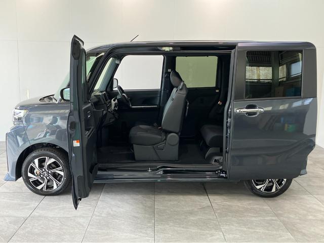 タントカスタムX 両側電動スライドドア LED 届出済未使用車衝突被害軽減ブレーキ コーナーセンサー バックカメラ(ナビ装着時用) 両側電動スライドドア 前席シートヒーター 電動パーキングブレーキ LED オートライト オートエアコン スマートキー エコアイドル(滋賀県)の中古車