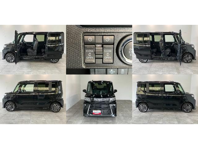 タントカスタムＲＳ　９型ディスプレイオーディオ　バックカメラ衝突被害軽減ブレーキ　コーナーセンサー　ターボ　９型ディスプレイオーディオ　フルセグ　Ｂｌｕｅｔｏｏｔｈ　ＵＳＢ　バックカメラ　前後ドラレコ　両側電動スライドドア　前席シートヒーター　ＬＥＤライト（滋賀県）の中古車