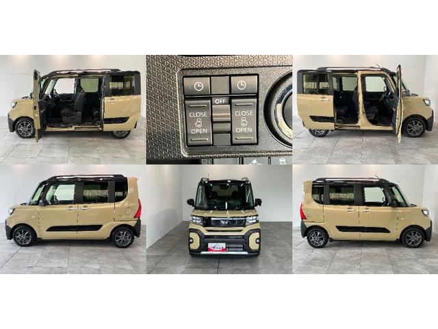 タントファンクロス　１０型フルセグナビ　Ｐカメラ　前後ドラレコ衝突被害軽減ブレーキ　コーナーセンサー　フルセグナビ　Ｂｌｕｅｔｏｏｔｈ　ＤＶＤ再生　ＵＳＢ　パノラマカメラ　前後ドラレコ　両側電動スライドドア　前席シートヒーター　ＬＥＤ　オートライト　スマートキー（滋賀県）の中古車