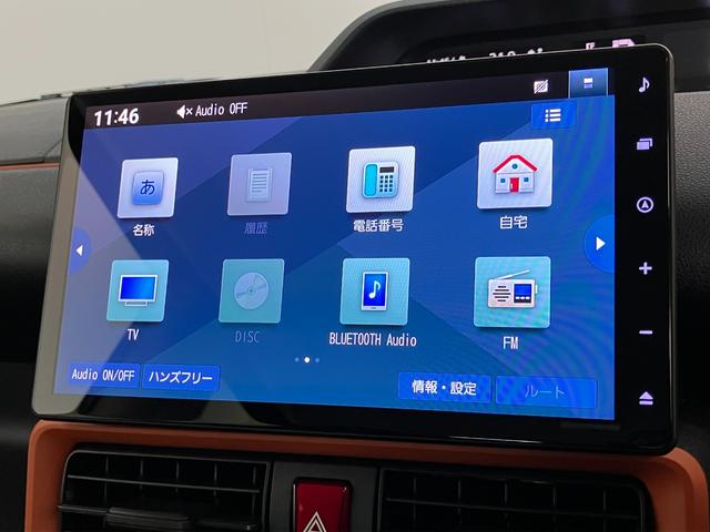 タントファンクロス　１０型フルセグナビ　Ｐカメラ　前後ドラレコ衝突被害軽減ブレーキ　コーナーセンサー　フルセグナビ　Ｂｌｕｅｔｏｏｔｈ　ＤＶＤ再生　ＵＳＢ　パノラマカメラ　前後ドラレコ　両側電動スライドドア　前席シートヒーター　ＬＥＤ　オートライト　スマートキー（滋賀県）の中古車