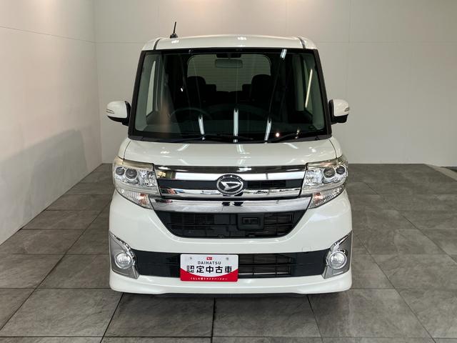 タントカスタムＸスマートセレクションＳＡ　フルセグナビ　車検整備付衝突被害軽減ブレーキ　スマアシ１　フルセグナビ　バックカメラ　ＤＶＤ再生　Ｂｌｕｅｔｏｏｔｈ　ＵＳＢ　左側電動スライドドア　スマートキー　オートエアコン　ＬＥＤヘッドライト　オートライト（滋賀県）の中古車