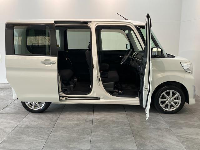 タントカスタムＸスマートセレクションＳＡ　フルセグナビ　車検整備付衝突被害軽減ブレーキ　スマアシ１　フルセグナビ　バックカメラ　ＤＶＤ再生　Ｂｌｕｅｔｏｏｔｈ　ＵＳＢ　左側電動スライドドア　スマートキー　オートエアコン　ＬＥＤヘッドライト　オートライト（滋賀県）の中古車