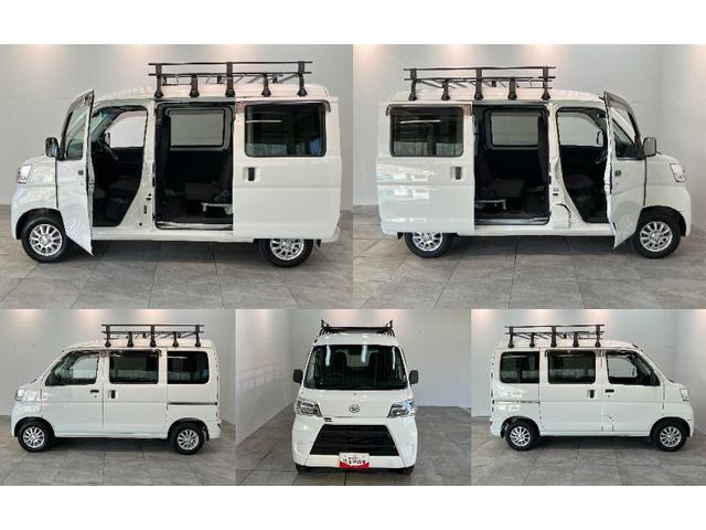 ハイゼットカーゴデラックスSA3 AT車 キーレス 前席パワーウインドウ衝突被害軽減ブレーキ スマアシ3 キーレスエントリー ETC車載器 前席パワーウインドウ AM/FMステレオ 両側スライドドア オートライト エコアイドル ルーフキャリア(滋賀県)の中古車