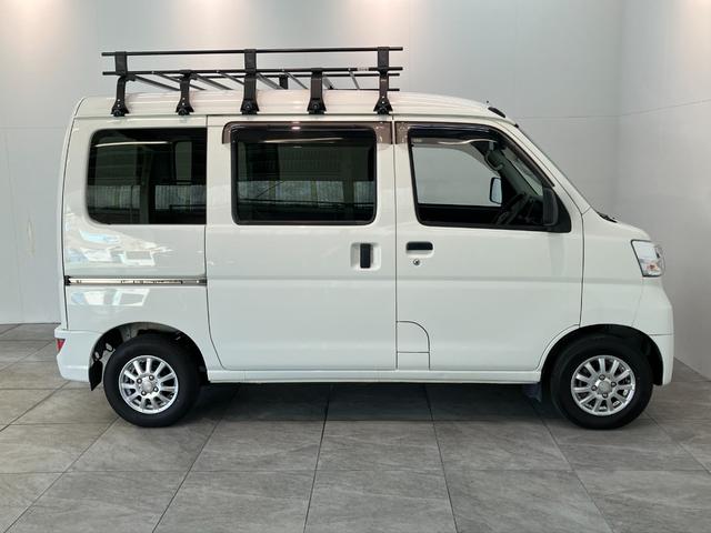 ハイゼットカーゴデラックスSA3 AT車 キーレス 前席パワーウインドウ衝突被害軽減ブレーキ スマアシ3 キーレスエントリー ETC車載器 前席パワーウインドウ AM/FMステレオ 両側スライドドア オートライト エコアイドル ルーフキャリア(滋賀県)の中古車