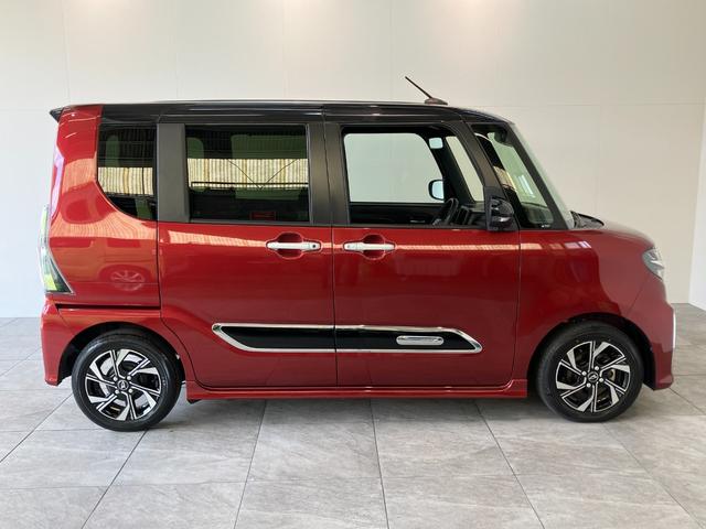 タントカスタムＸ　両側電動スライドドア　シートヒーター　車検整備付衝突被害軽減ブレーキ　コーナーセンサー　バックカメラ（ナビ装着時用）　両側電動スライドドア　前席シートヒーター　ＬＥＤ　オートライト　電格ミラー　オートエアコン　スマートキー　エコアイドル（滋賀県）の中古車