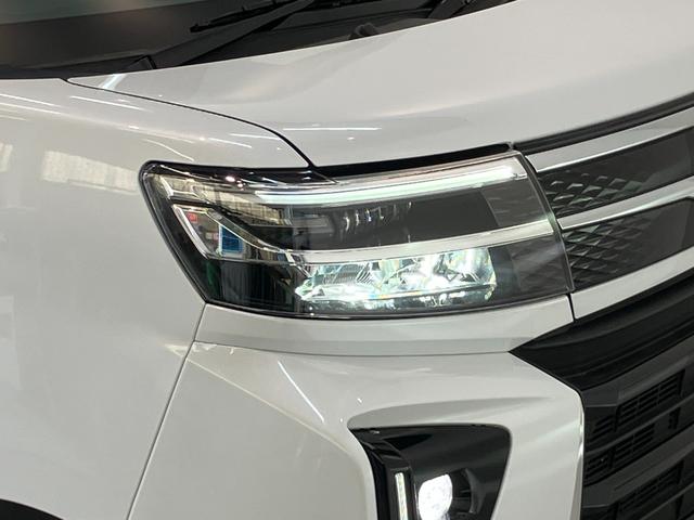 タントカスタムＸ　両側電動スライドドア　ＬＥＤ　届出済未使用車衝突被害軽減ブレーキ　コーナーセンサー　バックカメラ（ナビ装着時用）　両側電動スライドドア　前席シートヒーター　電動パーキングブレーキ　ＬＥＤ　オートライト　オートエアコン　スマートキー　エコアイドル（滋賀県）の中古車