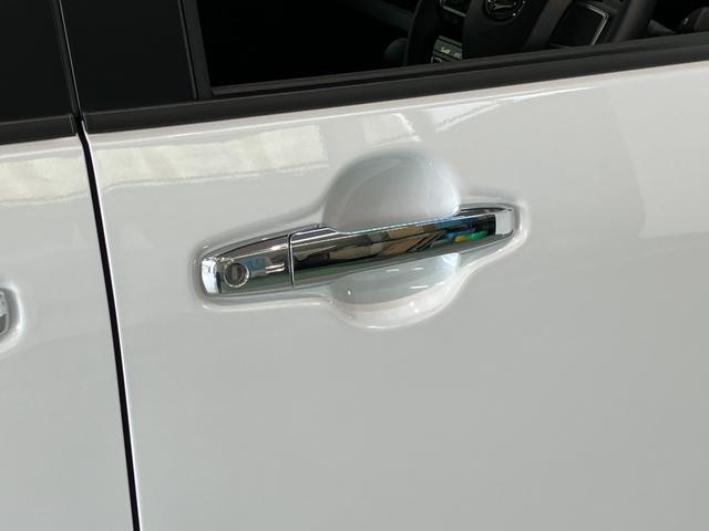 タントカスタムＸ　両側電動スライドドア　ＬＥＤ　届出済未使用車衝突被害軽減ブレーキ　コーナーセンサー　バックカメラ（ナビ装着時用）　両側電動スライドドア　前席シートヒーター　電動パーキングブレーキ　ＬＥＤ　オートライト　オートエアコン　スマートキー　エコアイドル（滋賀県）の中古車