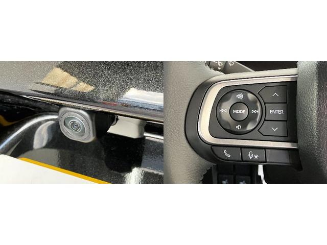 タントカスタムＲＳ　ターボ　両側電動スライドドア　届出済未使用車衝突被害軽減ブレーキ　コーナーセンサー　ターボ　バックカメラ（ナビ装着時用）　両側電動スライドドア　前席シートヒーター　電動パーキングブレーキ　ＬＥＤ　オートライト　オートエアコン　エコアイドル（滋賀県）の中古車