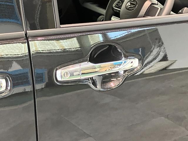 タントカスタムＲＳ　ターボ　両側電動スライドドア　届出済未使用車衝突被害軽減ブレーキ　コーナーセンサー　ターボ　バックカメラ（ナビ装着時用）　両側電動スライドドア　前席シートヒーター　電動パーキングブレーキ　ＬＥＤ　オートライト　オートエアコン　エコアイドル（滋賀県）の中古車